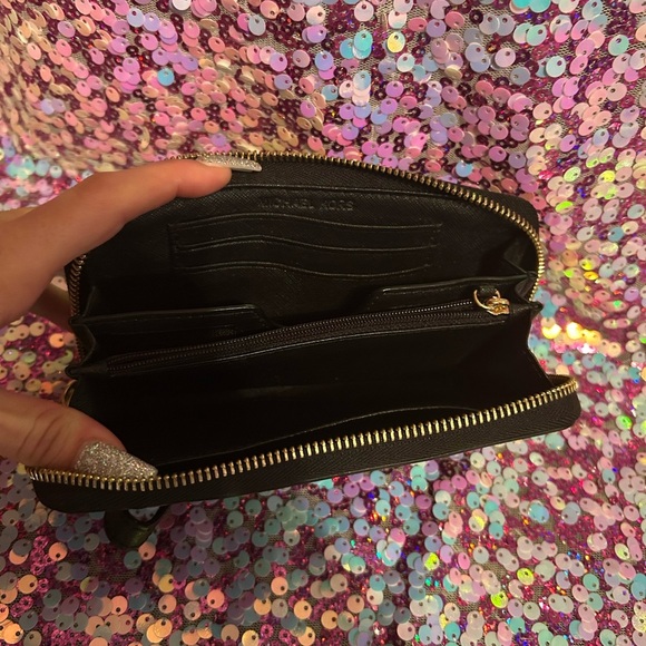 Michael Kors Black Wristlet Wallet - Picture 3 of 10